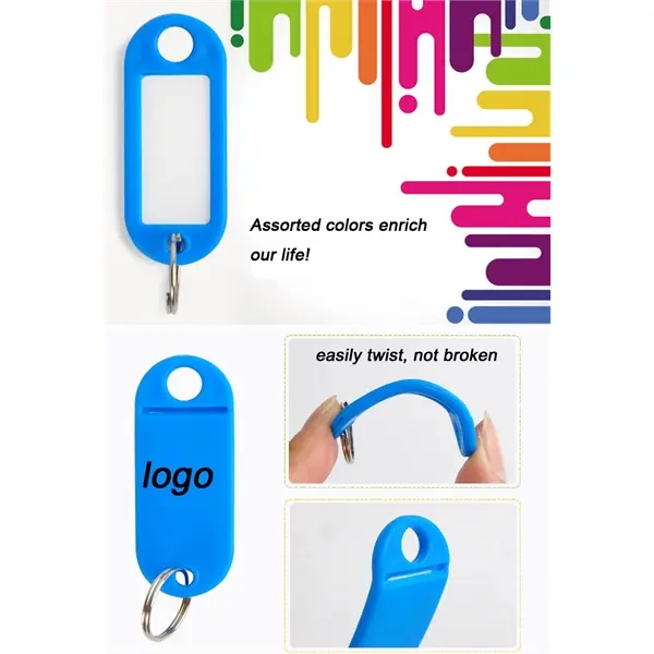 Plastic Key Tag Holder