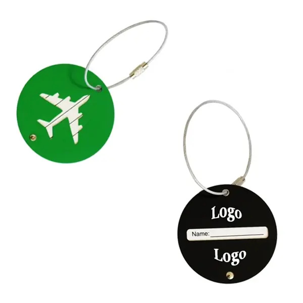 Metal Loop Luggage Tag