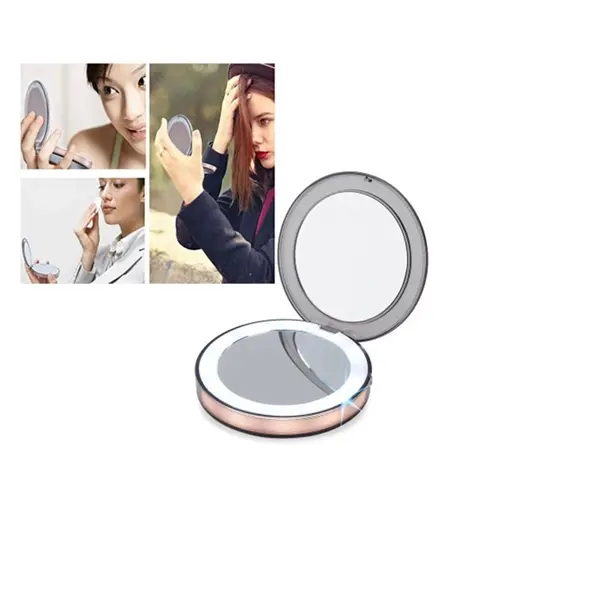 Folding Travel Compact Mirror USB