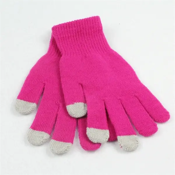 Touch Screen Acrylic Knitted Gloves