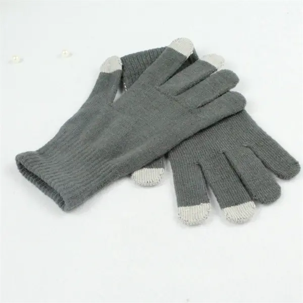 Touch Screen Acrylic Knitted Gloves