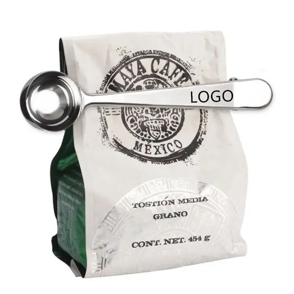 2 in 1 Coffee Measuring Spoon with Bag Clip