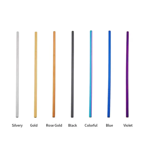 Ultra long 10.5" Reusable Straight Straw with Brush
