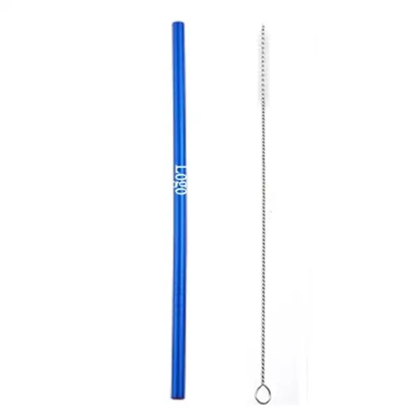 Ultra long 10.5" Reusable Straight Straw with Brush