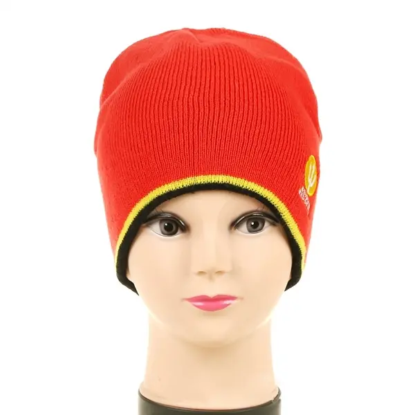 Three Tone Knitted Beanies