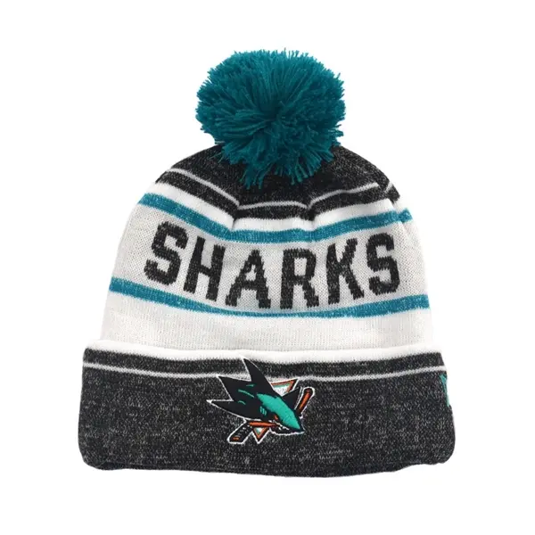 Custom Cuffed Pom Beanies
