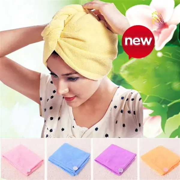 Microfiber Quick Drying Hair Shower Cap
