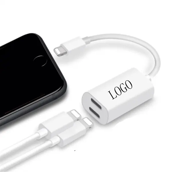 2 in 1 Double Ports Audio Casque Chargeur iOS 11.3