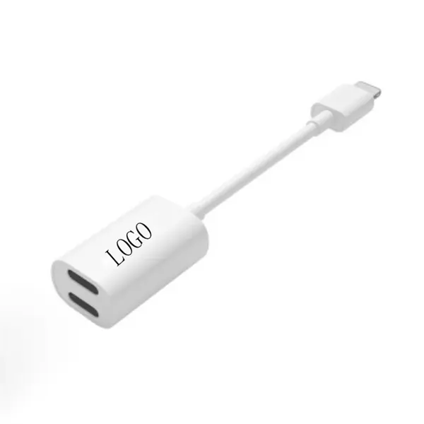 2 in 1 Double Ports Audio Casque Chargeur iOS 11.3