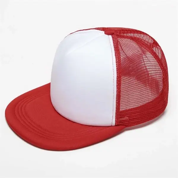 Flat Bill Trucker Cap
