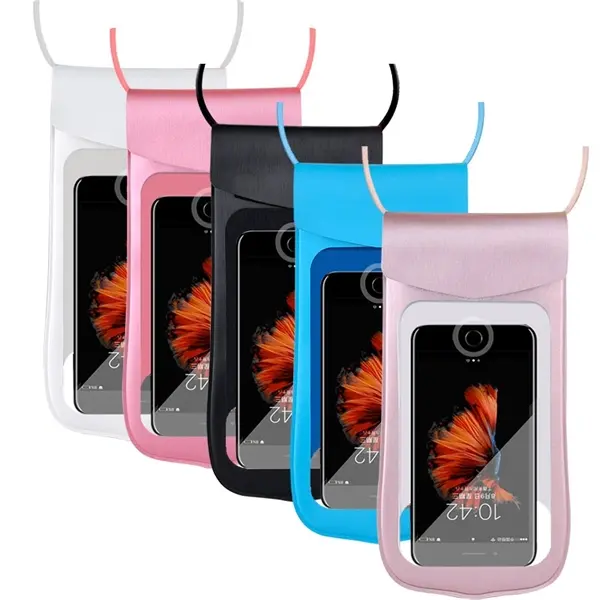 PU Touch Screen Waterproof Phone Bag