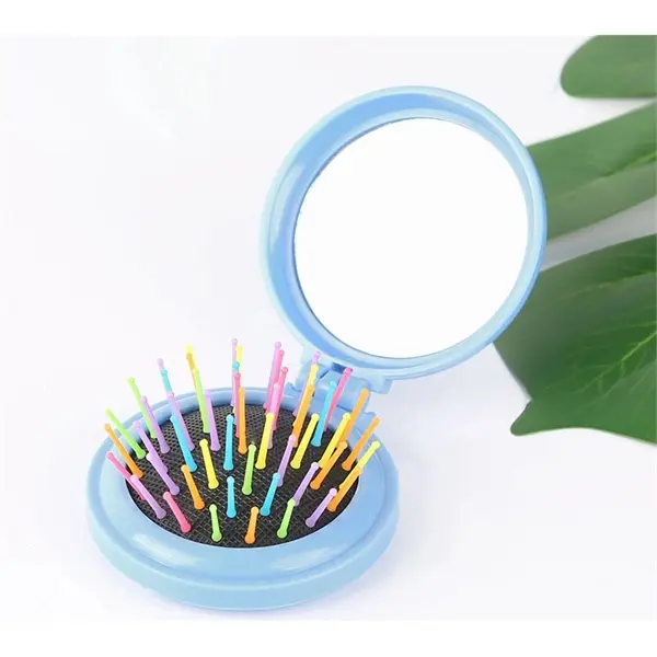 2 in 1 Massage Comb with Mirror