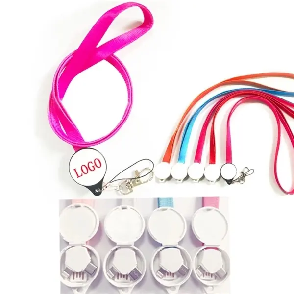 3 In 1 Charging USB Cable Lanyard