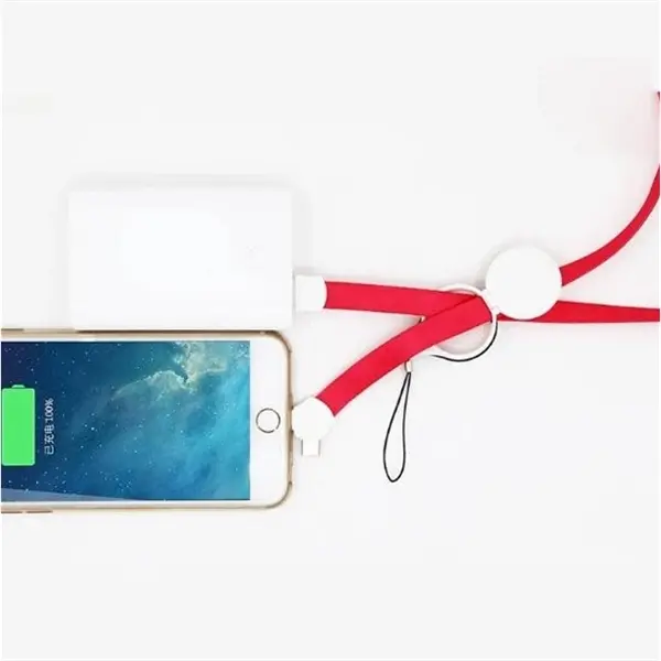 3 In 1 Charging USB Cable Lanyard
