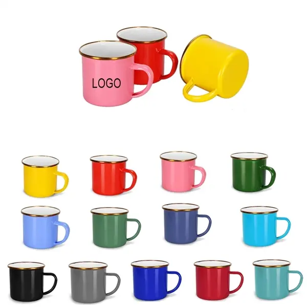 16oz Enamel Coffee Mugs