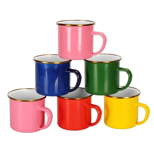 16oz Enamel Coffee Mugs
