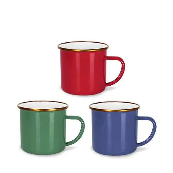 16oz Enamel Coffee Mugs