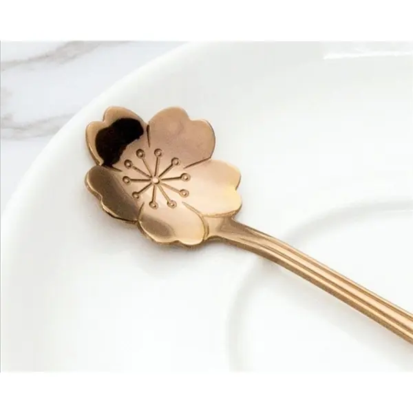 Flower Shaped Stainless Steel Spoon