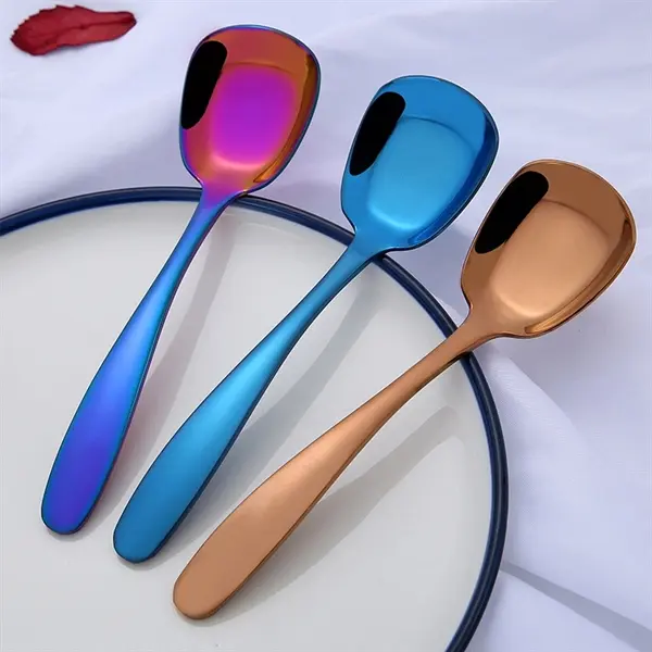 Square soup spoon