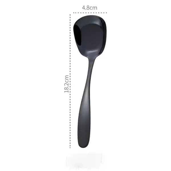 Square soup spoon