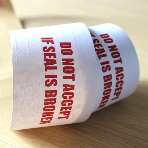 3" Wide Water Activated Gummed White Kraft Paper Tape