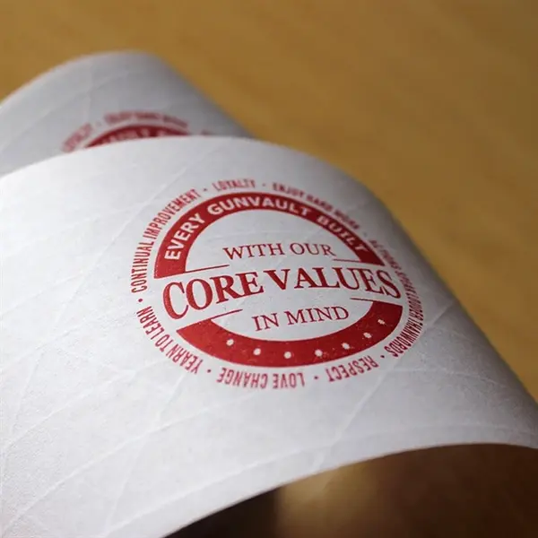 3" Wide Water Activated Gummed White Kraft Paper Tape