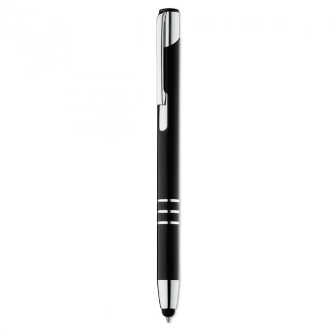 Push type touch ball pen
