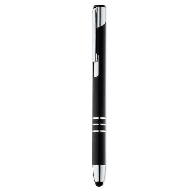 Push type touch ball pen