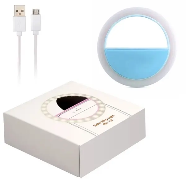 Mini LED Clip-on Rechargeable Selfie Ring Light