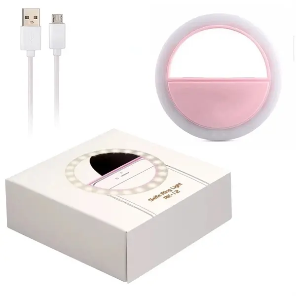 Mini LED Clip-on Rechargeable Selfie Ring Light