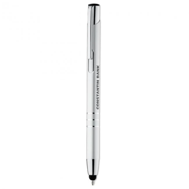 Push type touch ball pen