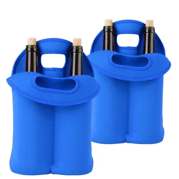 Neoprene Dual Wine Tote Bags