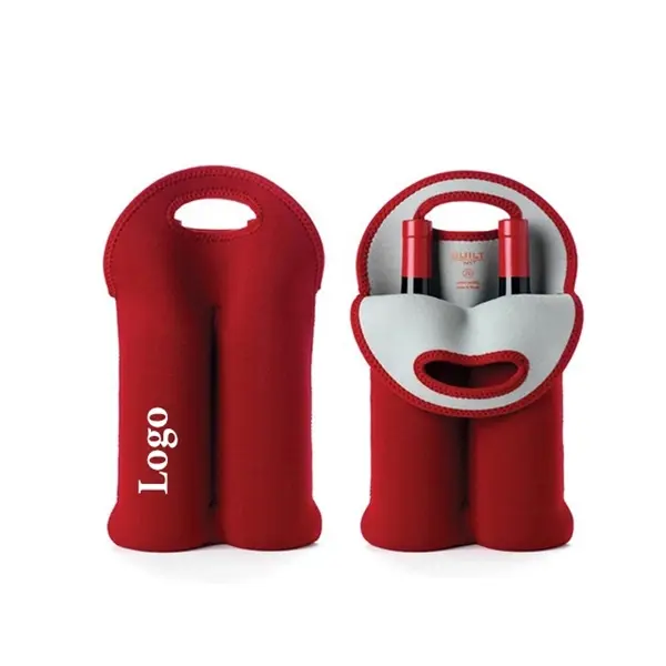 Neoprene Dual Wine Tote Bags