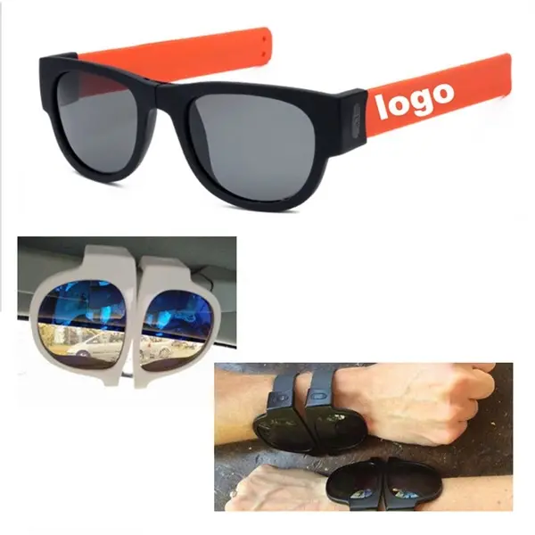 Foldable Bracelet Slap Sport Wristbands Sumglasses