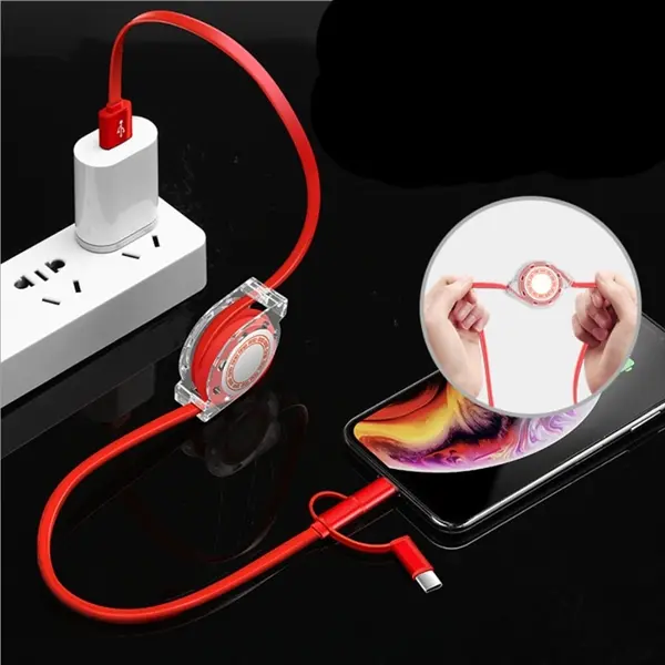 3 in 1 Mobile Phone Data Cable Charging Cable