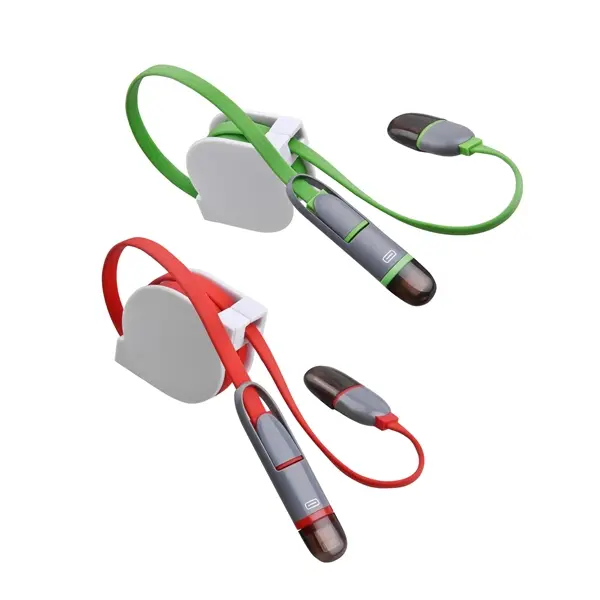 Two-in-one telescopic Phone charger cable