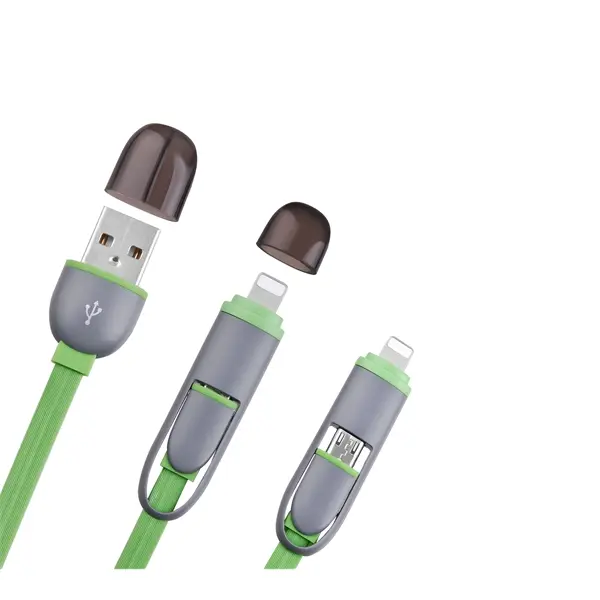 Two-in-one telescopic Phone charger cable