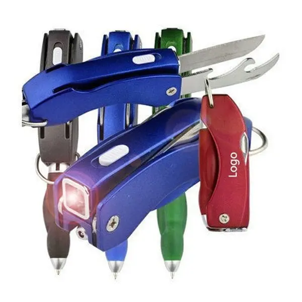 Multi-function tool pen with light