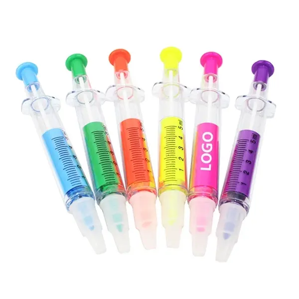 Needle tubular fluorescent ballpoint pen