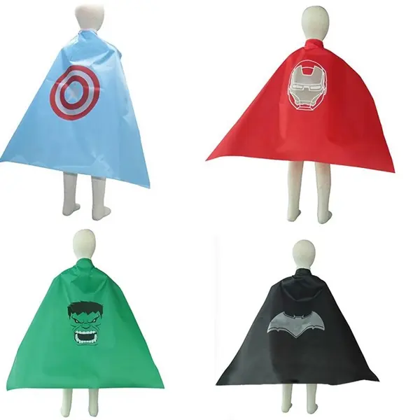 Custom Satin Superhero Capes with Logo