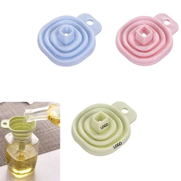 Silicone Foldable Funnel for Liquid Drink Wine Transfer