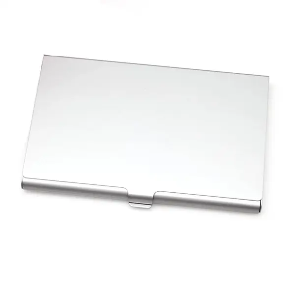Aluminum business card case