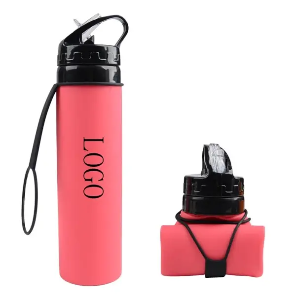 20 oz Portable Silicone Folding Cup
