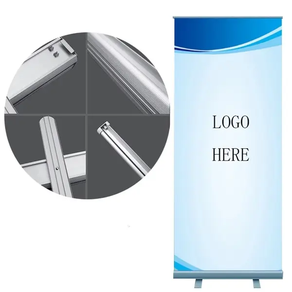 Econo Roll Retractable Banner Stand w/ Graphic 80" H