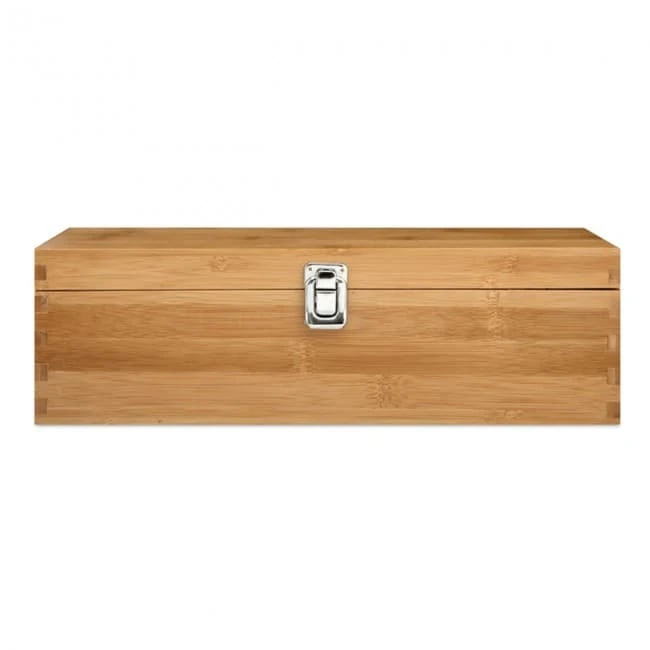 Wine Set In Bamboo Box