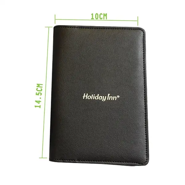 Leatherette calculator notepad