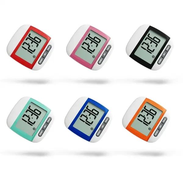 custom wide screen pedometer with printed logo