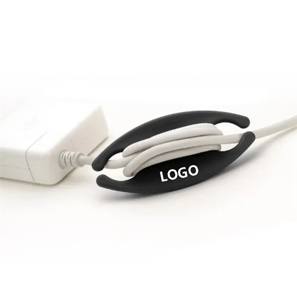 Portable Silicone Earphone Cable Cord Wrap Winder Organizer