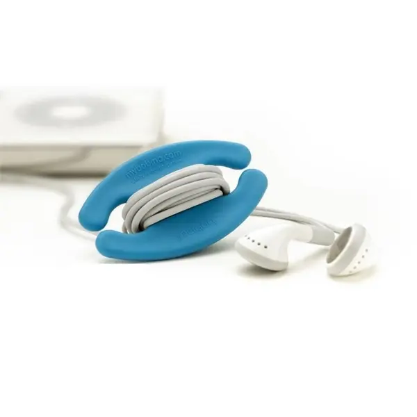 Portable Silicone Earphone Cable Cord Wrap Winder Organizer