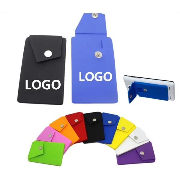 Cell Phone Stick On Wallet Card Holder Phone Pocket